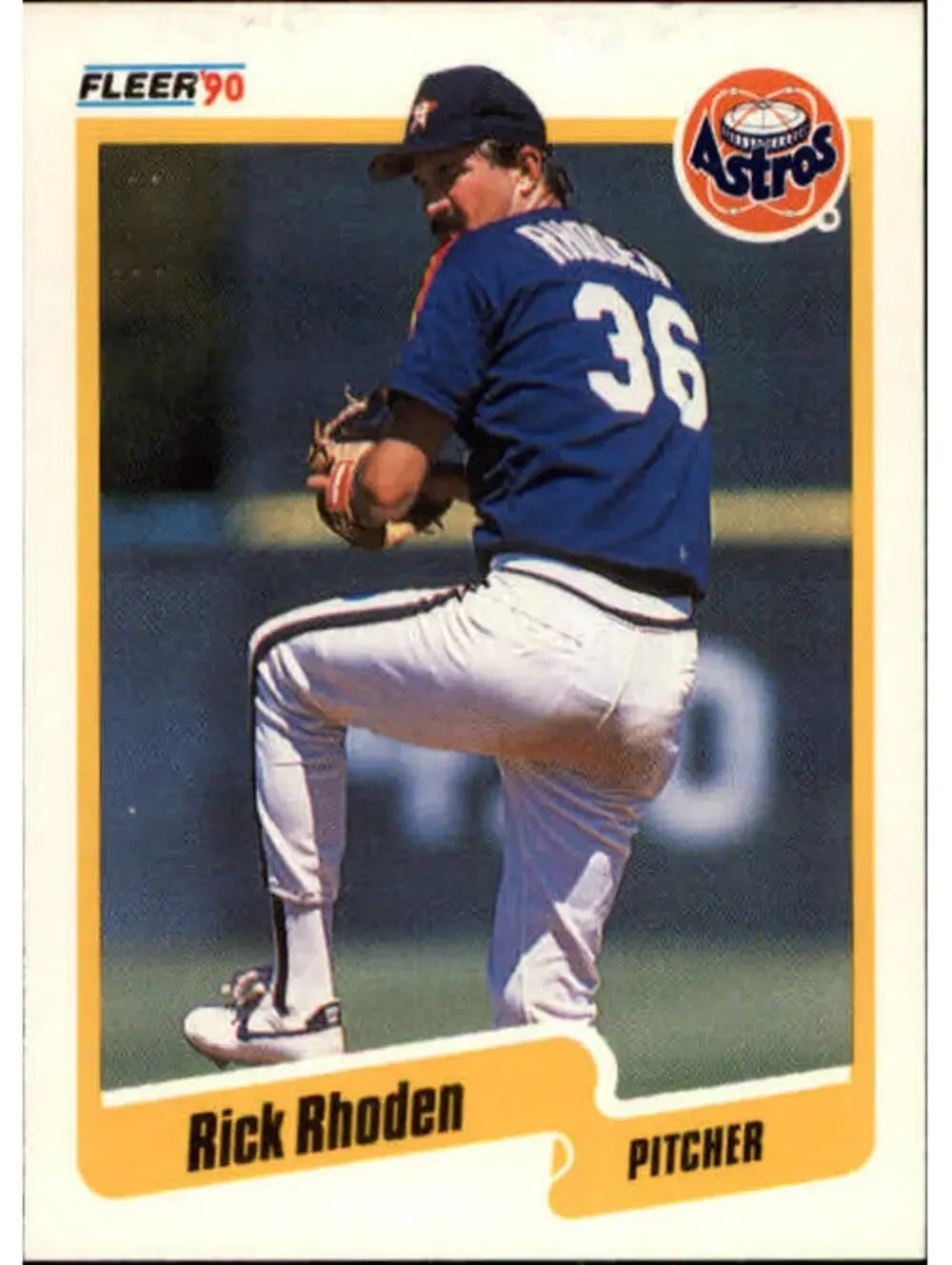 1990 Rick Rhoden Fleer Baseball Card #235